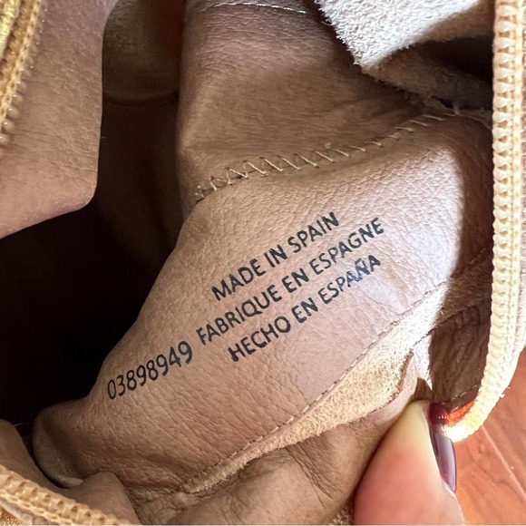 Free People Gold Essential Slouch Knee High Block Heel Boots Womens 37 - Picture 8 of 13